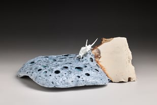 Apocalypse Unfolding Ii, Bone China, Clay, Glaze, 13 X 16 X 16 Cm, 2024, Photo Andrew Sikorski 1.2