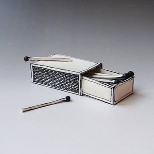 K M2508 C Box of Matches, 2025, Porcelain, H.12,5x5,5x2,5cm, Terra Delft1