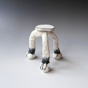 K M2514 B Chair Maquettes, 2025, 11x10m5x10cm, Porcelain, Terra Delft2