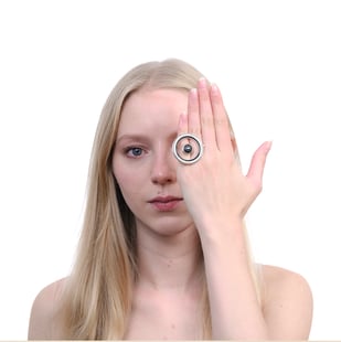 25 11 Bloedjes Dubbelringrondzwartwit