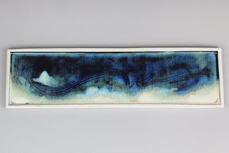 X C2510 Waves, H.43x12x1.5cm,  1