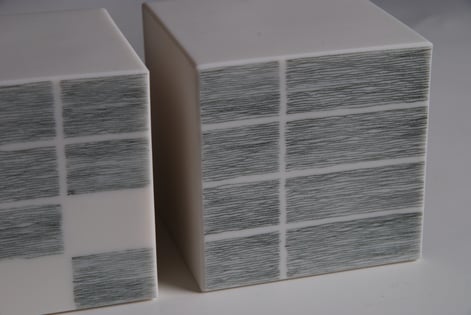 3 431 Cube Series, 2020 Porselein 7.5x7.5xh8ccm 2 Delen ((11)