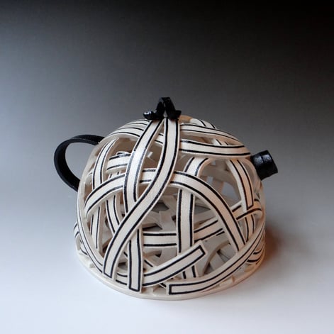 LMFD241 Teapot, h.15x23x20cm, TerraDelft, -1