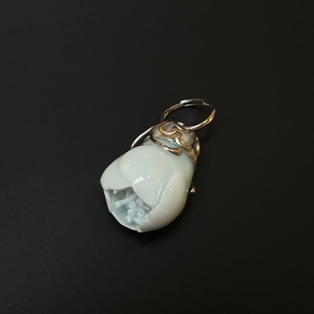13 Celadon Ring, 5.5x2.5x2.5 Cm, Terra Delft